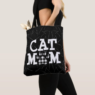 Katzenpawprint Mama mit Katzenhaaren Tasche