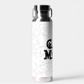 Katzenpawprint Mama mit Katzenhaaren Trinkflasche (Vorne)