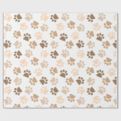 Katzenpaws - Neutrale Farben Geschenkpapier (Flach)