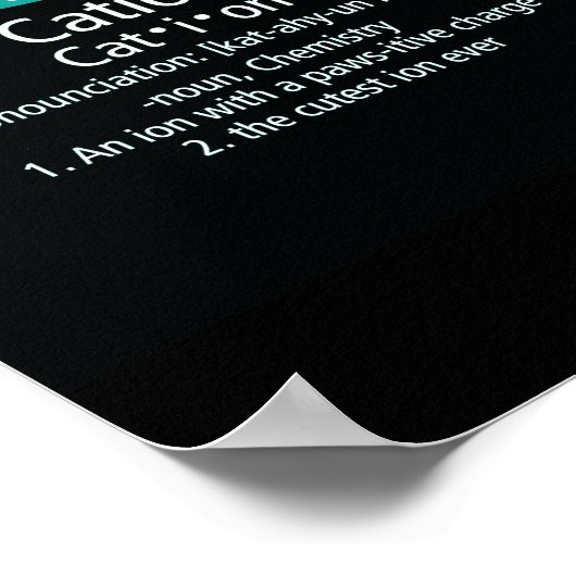 Katzenpawsilladung Poster (Ecke)