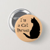 Katzenperson Button (Vorne & Hinten)