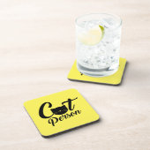 Katzenperson Getränkeuntersetzer (Rechte Seite)