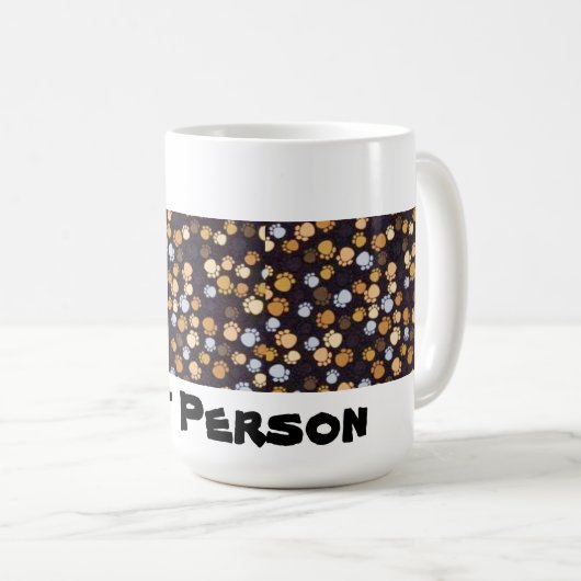 Katzenperson Kaffeetasse (VorderseiteRechts)