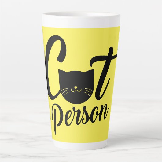 Katzenperson Milchtasse (Vorderseite)