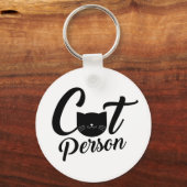 Katzenperson Schlüsselanhänger (Vorderseite)