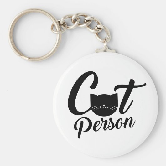 Katzenperson Schlüsselanhänger (Vorne)