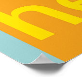 Katzenpfanne druckt Sprichwort-Plakat Poster (Ecke)