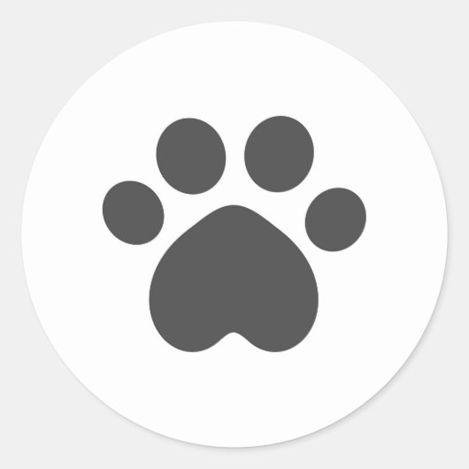 Katzenpfanne Runder Aufkleber (Vorderseite)