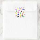 Katzenpfeffer Quadratischer Aufkleber (Tasche)