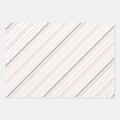 Katzenpflaster auf Rosa, Streifen und Plate Geschenkpapier Set (Vorderseite 3)