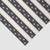 Katzenpflaster druckt schwarze und antike weiße St Seidenpapier (Ausschnitt)