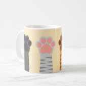 Katzenpflaster-Tasse Kaffeetasse (Vorderseite Links)