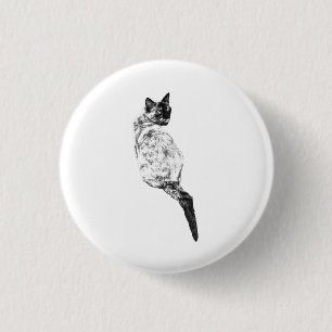 Katzenpflege, dezenter Stil Button