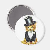 Katzenpflege Magnet (Vorderseite/Rückseite)