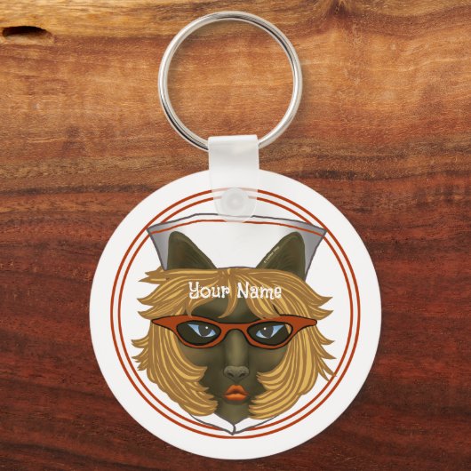 Katzenpfleger Schlüsselanhänger (Vorderseite)