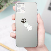 Katzenpfoten-Aufkleber-Packung Aufkleber (Telefon)
