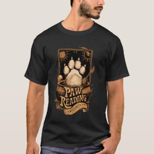 Katzenpfoten-Lesekarten-Tarotkarte-Mond-Witch-Katz T-Shirt