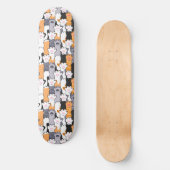 Katzenpfoten-Muster Skateboard (Vorderseite)