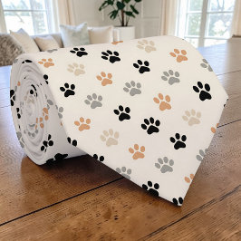 Katzenpfoten-Retro-Neutrale Maßanfertigung Krawatt Krawatte