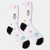 Katzenpfoten Socken (Rechts)