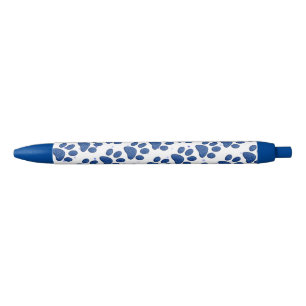 Katzenpfow-Druck - blau Kugelschreiber