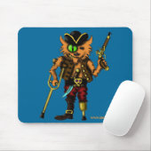 Katzenpirat lustiger mousepad Entwurf (Mit Mouse)