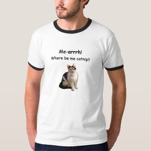 Katzenpirat T-Shirt (Vorderseite)