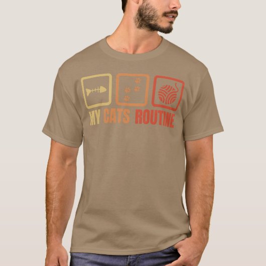 Katzenplan Mädchen T-Shirt (Vorderseite)