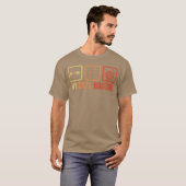 Katzenplan Mädchen T-Shirt (Vorne ganz)