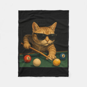 Katzenpool Billard in Lounge Cooles Sonnenbad Fleecedecke