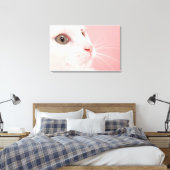 Katzenportrait Leinwanddruck (Insitu (Schlafzimmer))