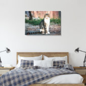Katzenportrait Leinwanddruck (Insitu (Schlafzimmer))