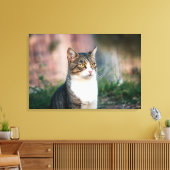Katzenportrait Leinwanddruck (Insitu (Wohnzimmer))