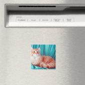 Katzenportrait Magnet (In Situ (Geschirrspüler))