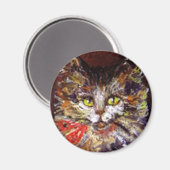 KATZENPORTRAIT MAGNET (Vorderseite/Rückseite)