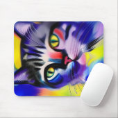 Katzenportrait Mousepad (Mit Mouse)