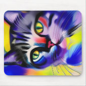 Katzenportrait Mousepad (Vorne)