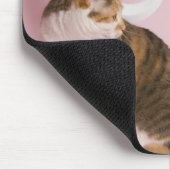 Katzenportrait Mousepad (Ecke)