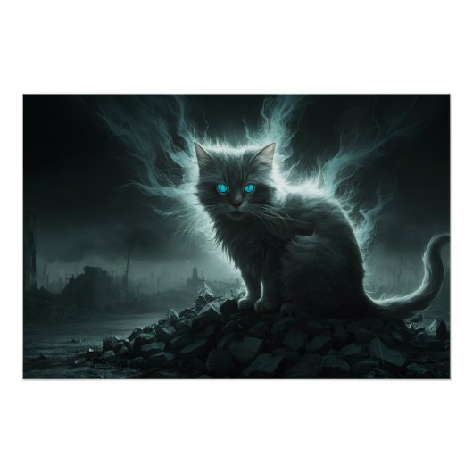 Katzenposter 11 12 poster (Vorderseite)