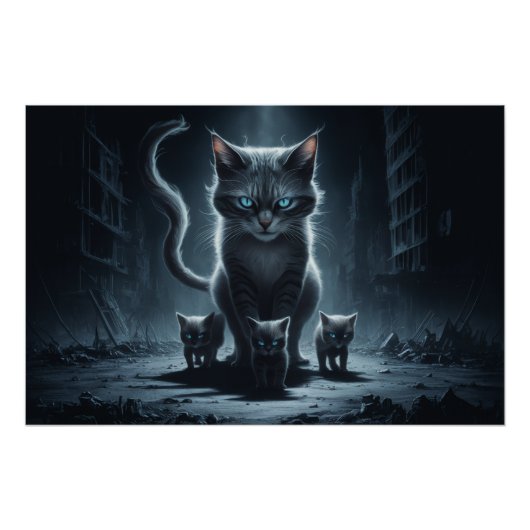 Katzenposter 11 16 poster (Vorderseite)