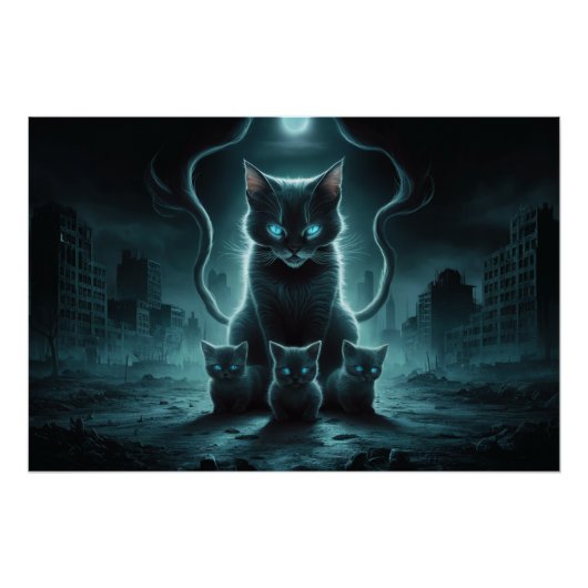 Katzenposter 11 18 poster (Vorderseite)