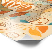 Katzenposter Fotodruck (Ecke)