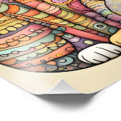 Katzenposter Fotodruck (Ecke)