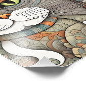 Katzenposter Fotodruck (Ecke)