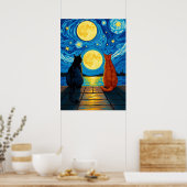 Katzenposter Poster (Küche)