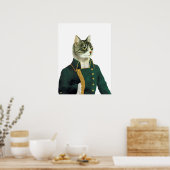 Katzenposter Poster (Küche)