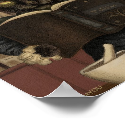 Katzenposter Poster (Ecke)