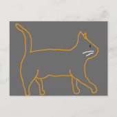 Katzenpostkarte Postkarte (Vorderseite)