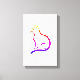 Katzenprint Leinwanddruck