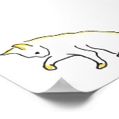 Katzenprint Poster (Ecke)